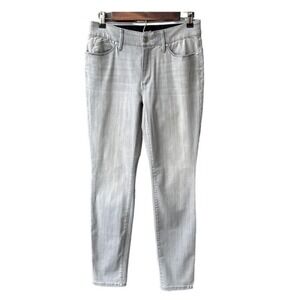 Chicos Jeans Pants So Slimming Juliet Ankle Light Gray Casual Size US 2 Regular